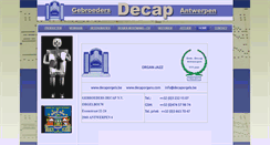 Desktop Screenshot of decap-gebr-antwerp.com