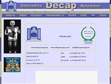 Tablet Screenshot of decap-gebr-antwerp.com